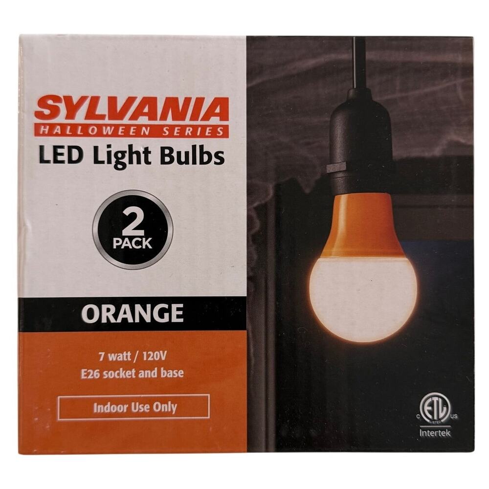 Sylvania LED Orange Light Bulbs NEW